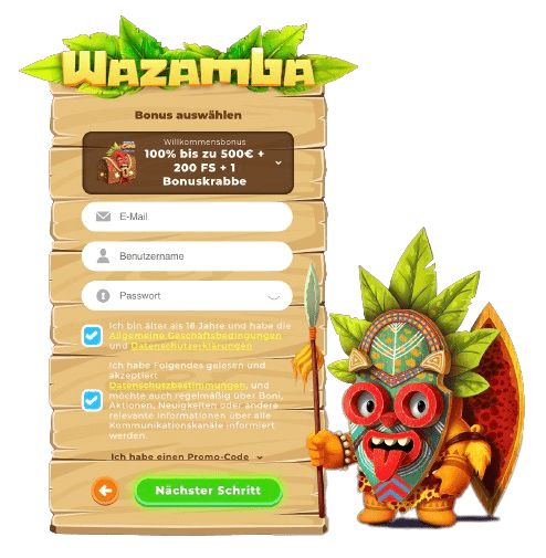 Wazamba Login